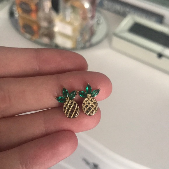 Banana Republic Jewelry - Banana Republic Pineapple Earrings